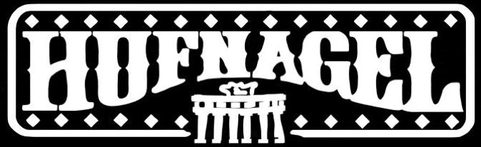 Hufnagel Logo schwarz weiß