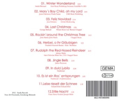  Inlett Peter B. Hufnagel CD - Christmas modern Violin